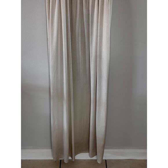 Vintage Y2K Pastel Sequins & Polyester White Dress Full Length Gown Elastic - Picture 11 of 13